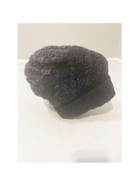 100% Wool Grey And Black Beanie Nirvana Design